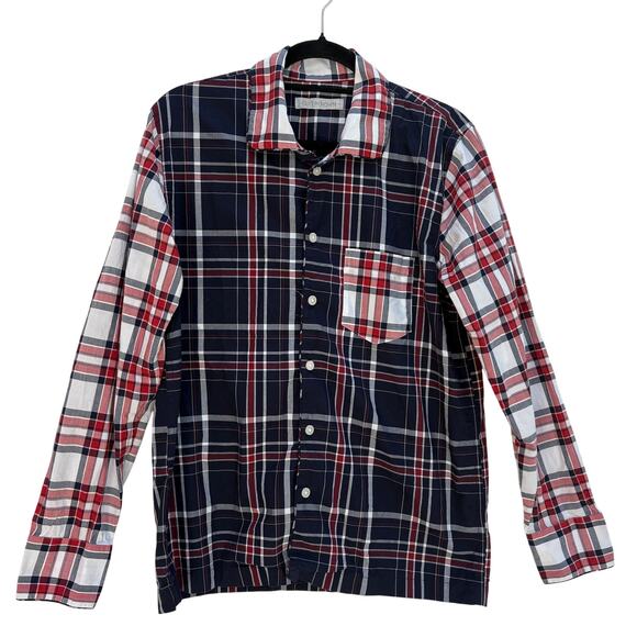 Outerknown Other - Outerknown Men's Button Up Shirt‎ Size XS Organic Cotton Mixed Plaid Long Sleeve